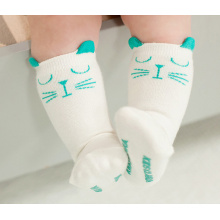 Mignon bébé coton chaussettes bas avec anti-dérapant (KA022)